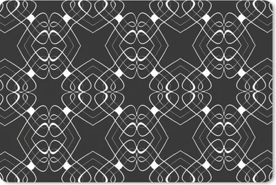 Produktbild von MuchoWow® Mauspad Mousepad Muster - Linie - Schwarz und Weiß 27x18 cm - Mousepads - Maus Mat - Pad - Mausunterlage - Büroartikel - Desk Matten