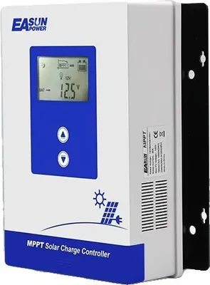 Zdjęcie produktu dla Regulator ładowania słonecznego, technologia MPPT, funkcja podwójnego wyświetlacza, 48V-60A-E, 60A, 48 V