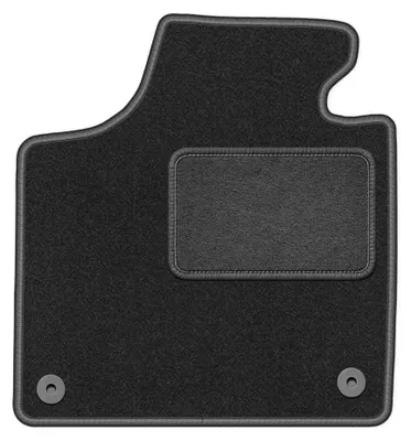 Image de Tapis conducteur en moquette pour Audi A3 8P 2003-2011 (à hayon/Sportback/cabriolet) – 1 pièce, gris graphite, sur mesure – Wielganizator LUX