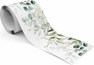 Produktbild von Muralo Selbstklebende Bordüre Tapetenbordüre Blätter Natur Wandtattoo für Wohnzimmer