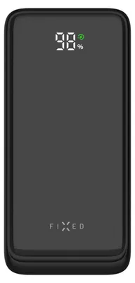 Produktbild von Powerbank 10000mAh, 22.5W USB-C PD, 2x USB-A mit LCD-Display, Fixed Zen2, Schwarz