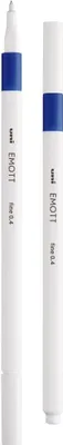 Obrázek produktu pro Uni-Ball EMOTT 10.1.0030, Jednoduchá propiska, Modrá, Bílá, Modrá, 0,4 mm, Pokuta, 1 kusů