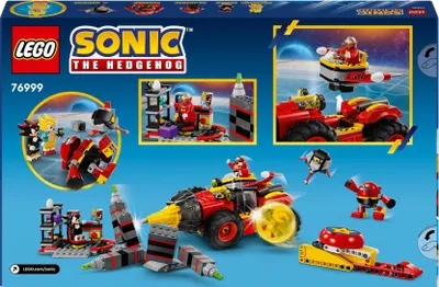 Produktbild von LEGO Sonic the Hedgehog Super Sonic vs. Egg Drillster, Abenteuer-Spielset zum Videospiel, Geschenk für Kinder, Set mit Shadow und Dr. Eggman für Jungen und Mädchen ab 8 Jahren 76999