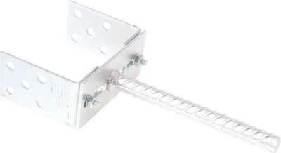 Produktbild von Aqbau® U-Pfostenträger verstellbar 0 -160 mm Holzpfosten mit Steindolle