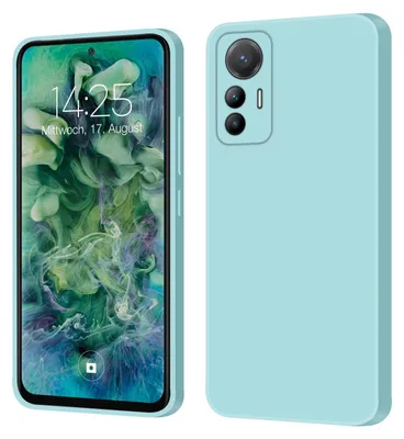 Produktbild von Hülle für Xiaomi 12 Lite Case Cover Bumper Smartphone Softgrip Schutzhülle Farbe: Hellblau