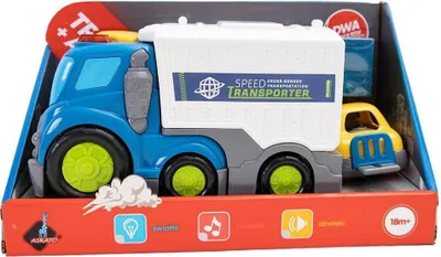 Produktbild von 2-in-1-Auto-Set - Müllwagen und Mini-Pick-up-Truck
