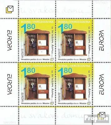Produktbild von Briefmarken Bosnien - Kroat. Post Mostar 2003 Mi Block2 (kompl.Ausg.) postfrisch Europa: Plakatkunst