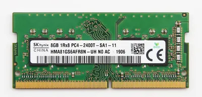 Produktbild von Hynix 8GB DDR4 RAM Arbeitsspeicher 2400MHz, SO-DIMM 260-Pin, HMA81GS6AFR8N-UH