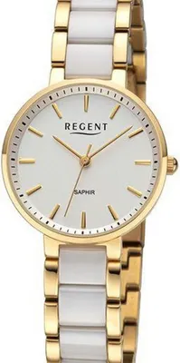 Immagine prodotto di Regent 12211129 Orologio da donna in Vetroceramica color oro/bianco