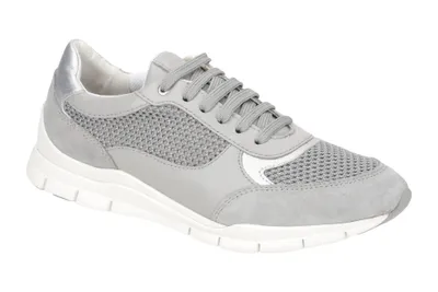 Produktbild von GEOX Sneaker SUKIE, Glattleder, Grau, Damen