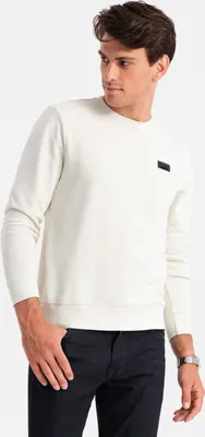 Produktbild von Ombre Clothing Herrensweatshirt ohne Verschluss Guiss cremig L