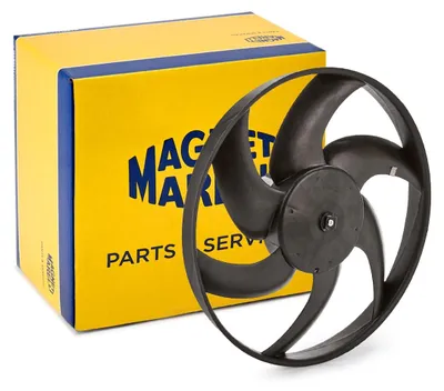 Produktbild von MAGNETI MARELLI 069422866010 Lüfter Motorkühlung Kühlerlüfter für CITROËN Berlingo / Berlingo First (MF, GJK, GFK) Wasserkühler Ø337mm
