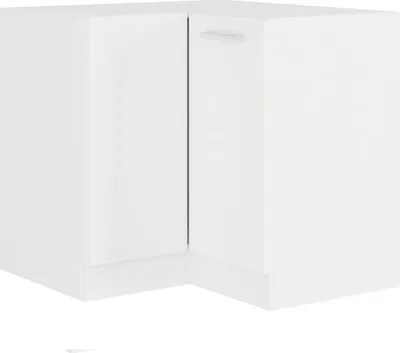 Produktbild von EKO White Eckunterschrank 89x89cm Weiss matt Küchenzeile Küchenblock Einbauküche