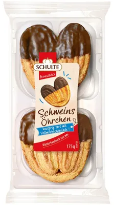 Produktbild von Schulte Schweinsöhrchen Vollmilch 175g
