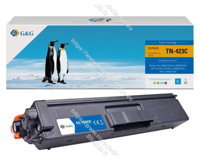 Imagen del producto de G&G 14304 G&G XL-Toner kompatibel mit Brother TN-423C Cyan
