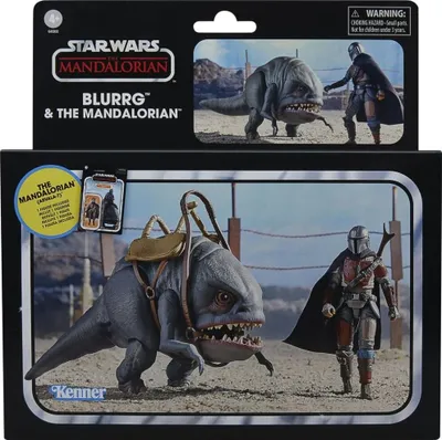 Zdjęcie produktu dla Hasbro - Zestaw figurki Blurrg i Mandalorianin 9,5 cm - Star Wars The Mandalorian