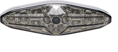 Productafbeelding van Universele LED-achterlichtrooster, gaasgrill, voor motorfietsen, remlicht, behuizing voor gloeilamp