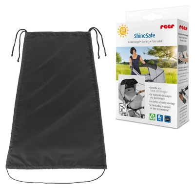 Productafbeelding van Reer ShineSafe zonnescherm | UV-bescherming (UPF 80+) | universeel geschikt voor kinderwagens