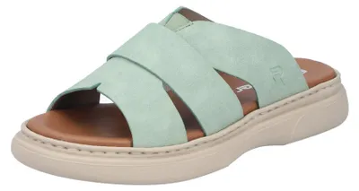 Produktbild von Rieker Damen Pantolette mit sehr leichter Plateau Laufsohle V3089, Größe:39 EU, Farbe:Grün