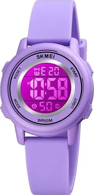 Produktbild von findtime Digitaluhr Damen, wasserdichte Damenuhr mit LED-Leuchtdisplay, Weichem Gummiarmband