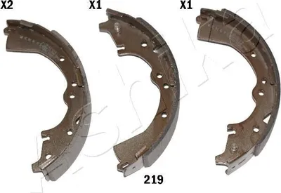 Produktbild von ASHIKA Bremsbackensatz Trommelbremse Hinten für TOYOTA HILUX III Pick-up (TGN1, GGN2, GGN1, KUN2, KUN1) 55-02-219