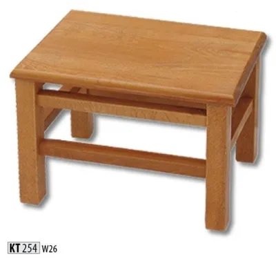 Produktbild von Schemel Hocker Massive Fußbank Vollholz Fussbank Kiefer Fußhocker Echtes Holz