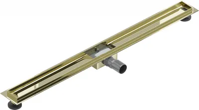 Produktbild von Mexen Flat Ablaufgehäuse für lineare Duschabläufe 100 cm, Gold - 1515100