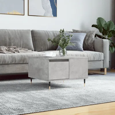 Produktbild von [Home] Couchtisch Betongrau 55x55x36,5 cm Holzwerkstoff , Neue Mode 2024 im häuslichen Leben