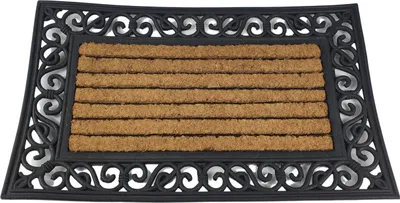 Produktbild von Sesua Gummimatte Relief mit Kokoseinlage rechteckig 75x45 cm Fußabtreter Fußmatte Türvorleger