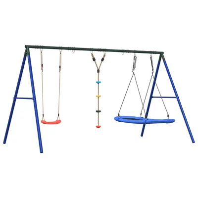Immagine prodotto di Set Gioco Esterno Altalena, Altalena a Disco e Altalena a Nido