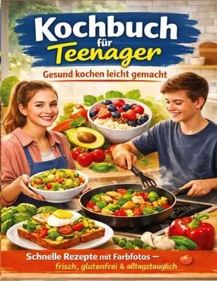 Produktbild von Kochbuch für Teenager: Gesund kochen leicht gemacht