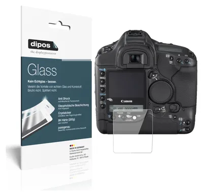 Obrázok produktu pre 1x ochranná fólia pre Canon Eos 1DS Mark III - Anti-Shock 9H Film dipos Glass Plastic Glass