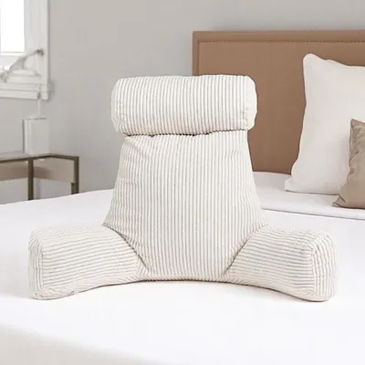 Produktbild von Lesekissen aus Cord mit abnehmbarem Bezug BANANAIR 80x50x70 cm weiß