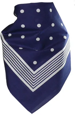 Produktbild von Bandana 100% Baumwolle 54x54 cm – Halstuch, Kopftuch, hitze- und schweißresistent