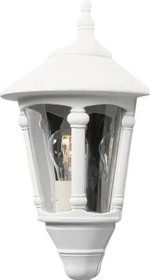 Produktbild von Konstsmide Virgo Wandleuchte weiß lackiertes Aluminium, rauchfarbenes Acrylglas, Hand EU 569-250