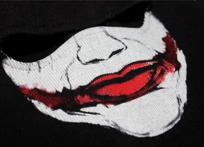Immagine prodotto di CHPN - Cappuccio antivento - Cappuccio antivento - Berretto da moto - Cappuccio antivento - Fantasma - Il Joker - Cappello alla moda - Accessorio invernale - Maschera da sci - Maschera da moto - Nero