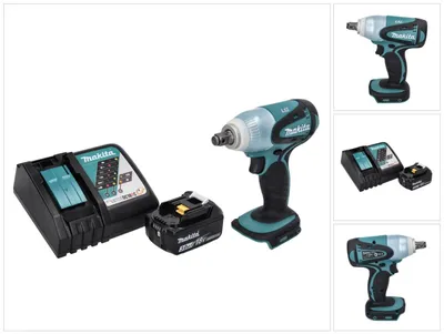 Zdjęcie produktu dla Akumulatorowy klucz udarowy Makita DTW 251 RF1 18 V 230 Nm 1/2" + 1x akumulator 3,0 Ah + ładowarka