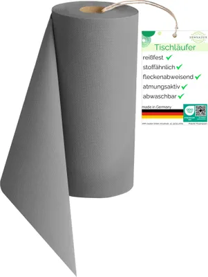 Produktbild von Sensalux Tischläufer 30cm x 25m grau