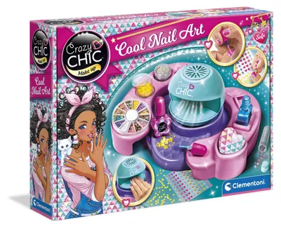 Obrázek produktu pro Clementoni Crazy Chic COOL NAILS, Módní návrhářská sada pro děti, 6 rok/roky, Plast, Vícebarevný