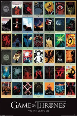 Produktbild von Game of Thrones - Episodes - TV Serie Poster Druck - Größe 61x91,5 cm