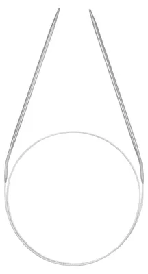 Produktbild von 4,5 mm Rundstricknadeln, austauschbar, Edelstahl (80 cm)