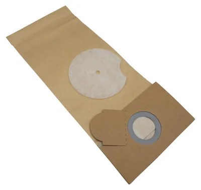 A product shot of vacuum cleaner bags on a white background.