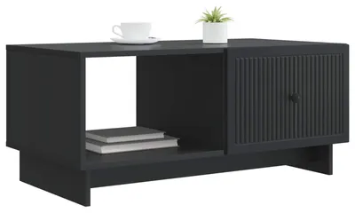 Immagine prodotto di vidaXL Tavolino da salotto Nero 90 x 50 x 40 cm in materiale derivato dal legno