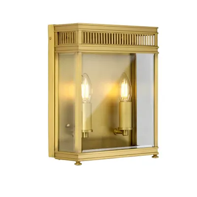 Produktbild von Holborn Outdoor Wandleuchte messing gebürstet  Elstead Lighting HL7-M-BB