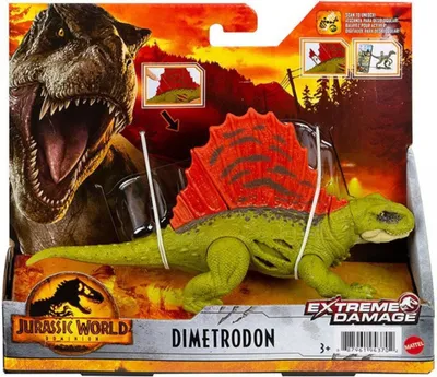 Immagine prodotto di Mattel GWN13; GWN15 - Jurassic World Extreme Damage Feature Dino Dimetrodon