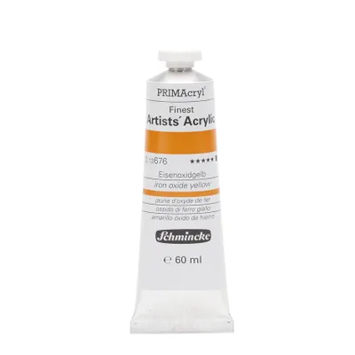 Produktbild von Schmincke 60ml PRIMAcryl Eisenoxidgelb Acryl 13 676 011