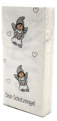 Produktbild von Papiertaschentücher 10er Schutzengel 3-lagiges Tissue Taschentücher