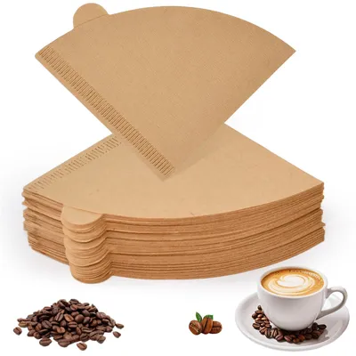 Kaffeefiltertüten, 300 Stück, ungebleicht, 10,5 cm, Kegelform