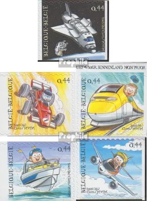 Produktbild von Briefmarken Belgien 2005 Mi 3421-3425 (kompl.Ausg.) postfrisch Briefmarkenausstellung