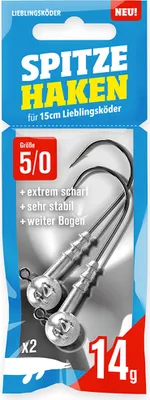 Produktbild von Lieblingsköder spitze Haken 14g #5/0